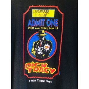 VTG DISNEY DICK TRACY “ I was there first” TEE